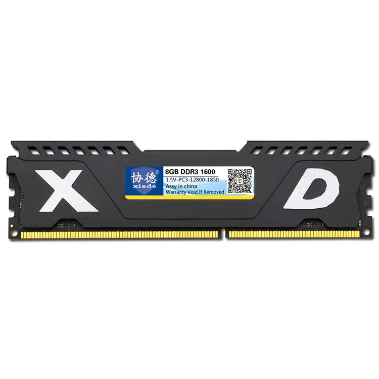 XIEDE X068 DDR3 1600MHz 8GB Vest Full Compatibility Memory RAM Module for Desktop PC