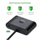 UGREEN Portable Super Speed 4 Ports USB 3.0 HUB Cable Adapter, Not Support OTG, Cable Length: 1m(Black)