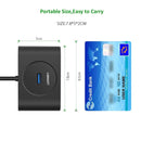 UGREEN Portable Super Speed 4 Ports USB 3.0 HUB Cable Adapter, Not Support OTG, Cable Length: 1m(Black)