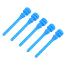 60 PCS 40mm Anti Vibration Soft Damping Nail Rubber Silicone Computer Fan Screw (Blue)