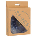 Color LED 12cm 3pin Computer Components Chassis Fan Computer Host Cooling Fan Silent Fan Cooling, with Power Connection Cable & Blue Light(Blue)