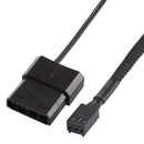 Color LED 12cm 3pin Computer Components Chassis Fan Computer Host Cooling Fan Silent Fan Cooling, with Power Connection Cable & Red Light(Red)