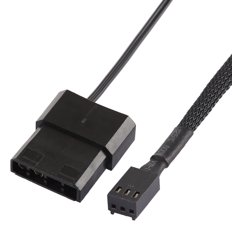 Color LED 12cm 3pin Computer Components Chassis Fan Computer Host Cooling Fan Silent Fan Cooling, with Power Connection Cable & Red Light(Red)