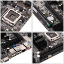 LGA 775 DDR3 Desktop Computer Motherboard for Intel G41 Chip, Sound Card Graphics Card Network Card Fully Integrated Dual-core Quad-core