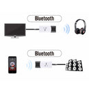 2 in 1 USB Bluetooth Dongle + Audio Receiver Adapter(White)