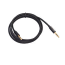 REXLIS 3629 3.5mm Male to Male Car Stereo Gold-plated Jack AUX Audio Cable for 3.5mm AUX Standard Digital Devices, Length: 1m