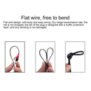 REXLIS CAT6-3 CAT6 Flat Ethernet Unshielded Gigabit RJ45 Network LAN Cable, Length: 5m