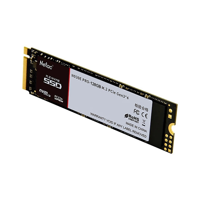 Netac N930E PRO 128GB M.2 (NVMe) PCIe Gen3x4 Solid State Drive
