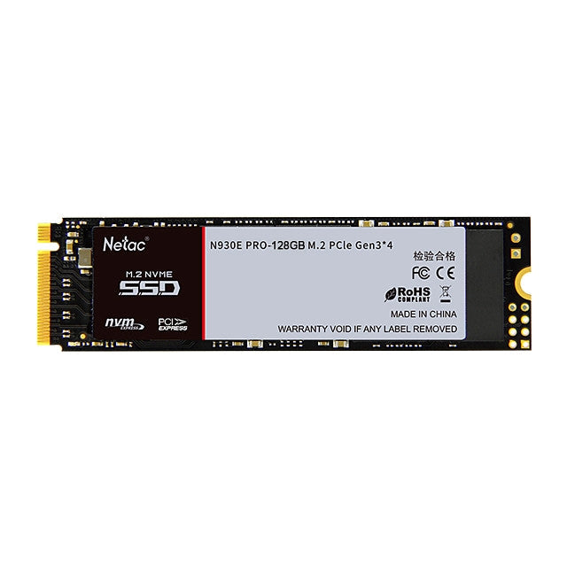 Netac N930E PRO 128GB M.2 (NVMe) PCIe Gen3x4 Solid State Drive