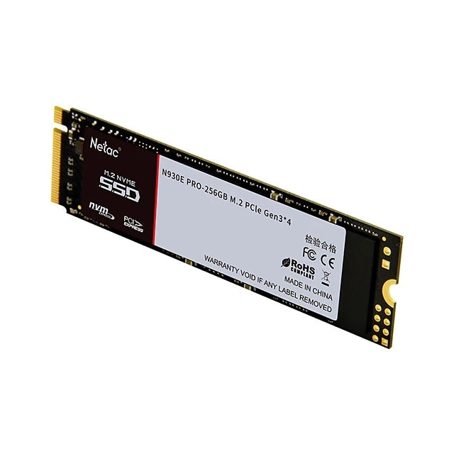 Netac N930E PRO 256GB M.2 (NVMe) PCIe Gen3x4 Solid State Drive