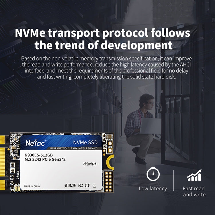 Netac N930ES 128GB M.2 2242 PCIe Gen3x2 Solid State Drive