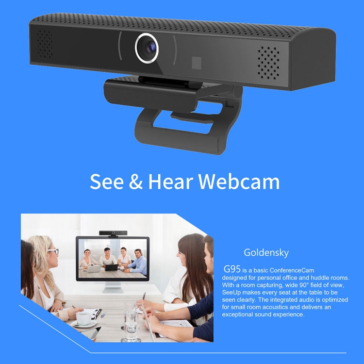 G95 1080P 90 Degree Wide Angle HD Computer Video Conference Camera