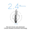 PR-08 6-keys Smart Wireless Optical Mouse with Stylus Pen & Laser Function (Grey)