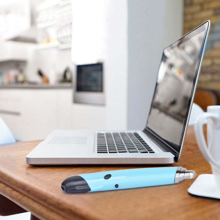 PR-08 6-keys Smart Wireless Optical Mouse with Stylus Pen & Laser Function (Blue)