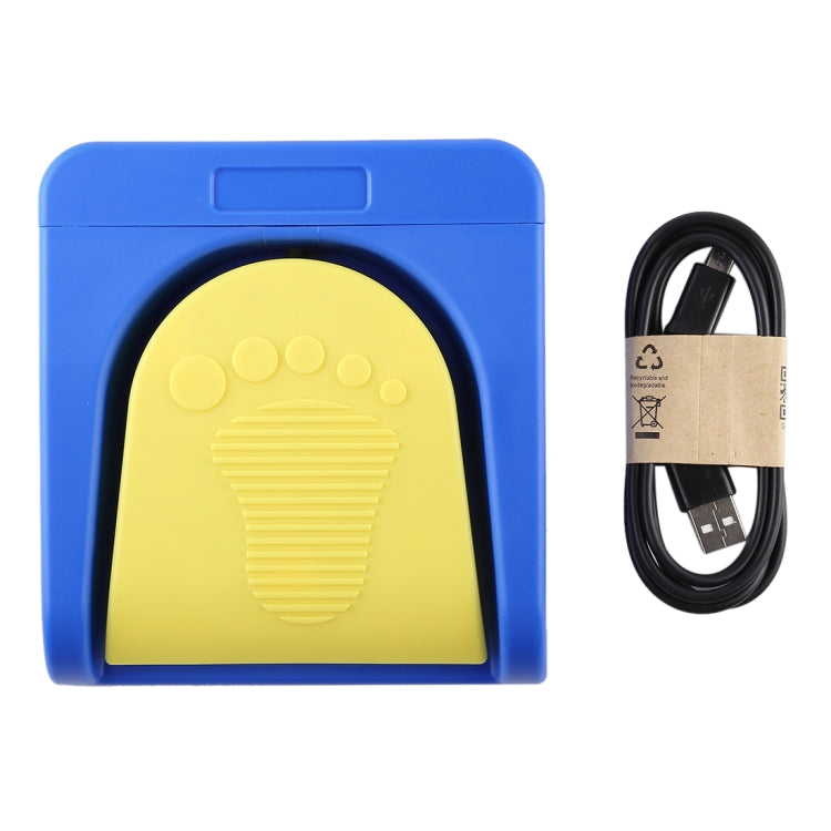 FS2016BT1 PCsensor Bluetooth USB Single Foot Switch Control One Key Customized Computer Keyboard Action Pedal(Blue)