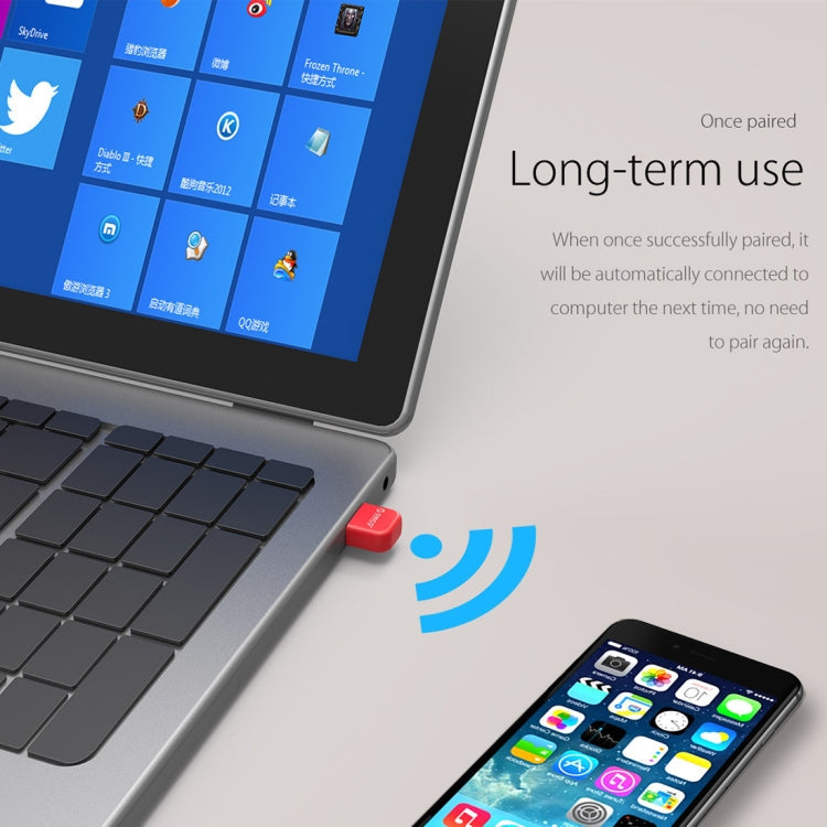 ORICO BTA-403 3Mbps Transfer Speed USB Bluetooth 4.0 Adapter(Black)