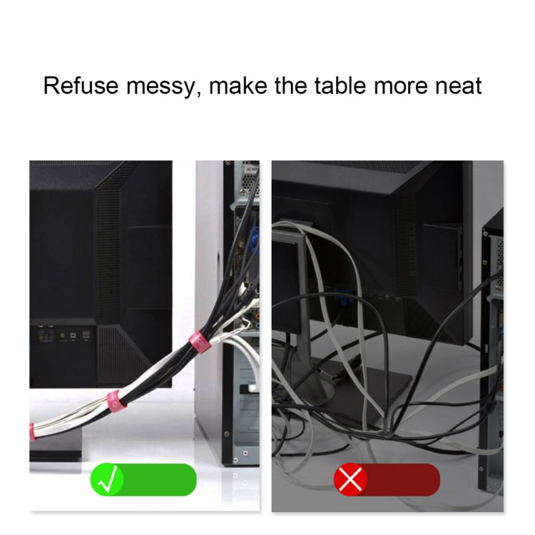 ORICO CBT-1S 1m Reusable & Dividable Hook and Loop Cable Ties(Blue)