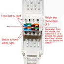 Tool-free Crimping RJ-45 Connector Modular Plug, Short Version UTP Cat6