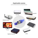 Tool-free Assembly RJ-45 Connector Modular Plug, STP Cat7 10 Gigabit Shielding(Blue)