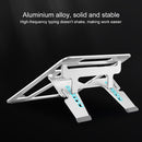 COOLCOLD U2S Portable Foldable Hollow Double Triangle Height Adjustable Aluminum Alloy Bracket for Laptop