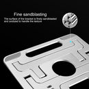 COOLCOLD U2S Portable Foldable Hollow Double Triangle Height Adjustable Aluminum Alloy Bracket for Laptop