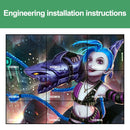 NK-BT88 4K 3X3 HDMI Video Wall Controller Multi-screen Splicing Processor with Remote Controller