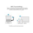EDUP EP-AC1661 2 in 1 Bluetooth 4.2 + Dual Band 11AC 600Mbps High Speed Wireless USB Adapter WiFi Receiver
