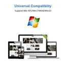 EDUP EP-AC1666 Dual Band 11AC 650Mbps High Speed Wireless USB Adapter WiFi Receiver, Driver Free