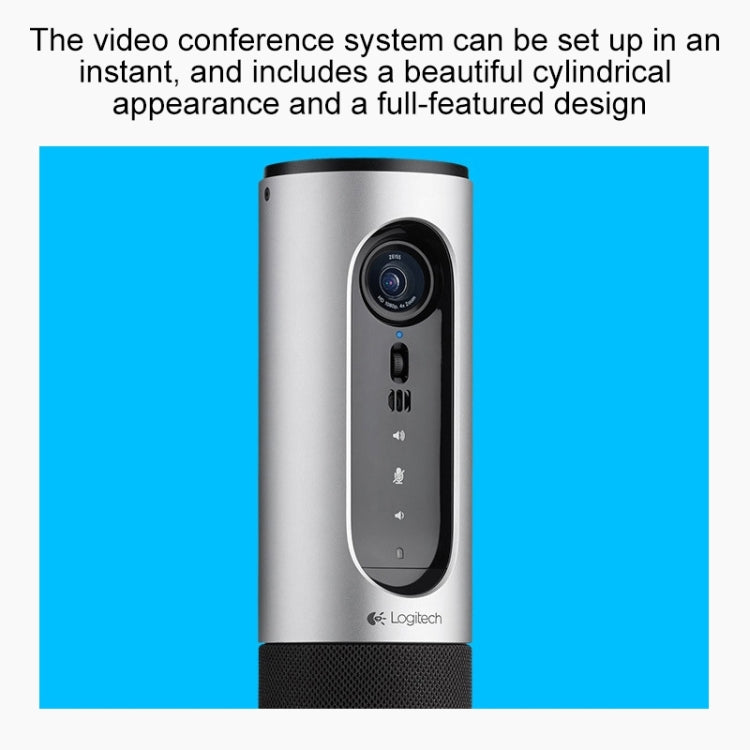 Logitech CC2000E Small Groups HD 1080P Video Conference Webcam Camera with Microphone, EU Plug