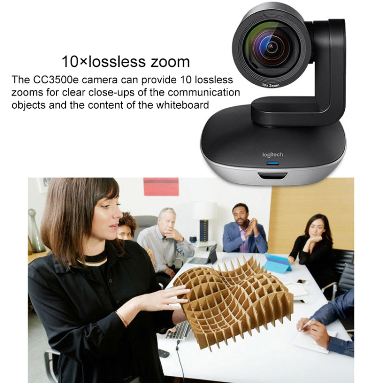 Logitech CC3500e HD 1080P Online Class Video Business Teleconference Camera, EU Plug