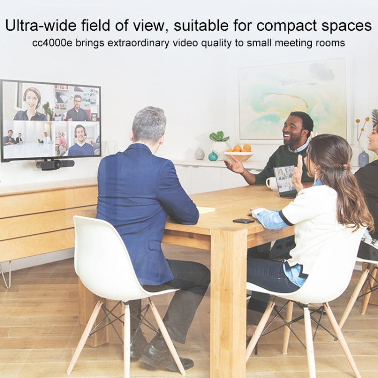 Logitech CC4000e 12.0 Million Pixels 120 Degrees Wide-angle 4K Conference Camera, EU Plug