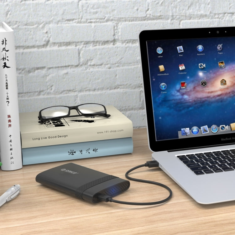 ORICO 2538U3 2.5 inch Tool Free USB 3.0 Micro B to SATA Hard Drive Enclosure Storage Case(Black)