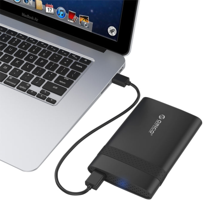 ORICO 2538U3 2.5 inch Tool Free USB 3.0 Micro B to SATA Hard Drive Enclosure Storage Case(Black)
