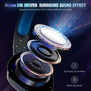 Soulbytes S11 USB + 3.5mm 4 Pin Adjustable LED Light Gaming Headset with Mic (Red)