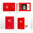 eekoo V100 240GB SSD SATA3.0 6Gb / s 2.5 inch TLC Solid State Hard Drive with 2GB Independent Cache, Read Speed: 500MB / s, Write Speed: 420MB / s(Red)