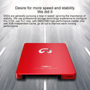 eekoo V100 240GB SSD SATA3.0 6Gb / s 2.5 inch TLC Solid State Hard Drive with 2GB Independent Cache, Read Speed: 500MB / s, Write Speed: 420MB / s(Red)