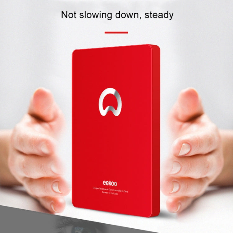 eekoo V100 240GB SSD SATA3.0 6Gb / s 2.5 inch TLC Solid State Hard Drive with 2GB Independent Cache, Read Speed: 500MB / s, Write Speed: 420MB / s(Red)