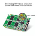 eekoo V100 480GB SSD SATA3.0 6Gb / s 2.5 inch TLC Solid State Hard Drive with 4GB Independent Cache, Read Speed: 500MB / s, Write Speed: 420MB / s(Red)