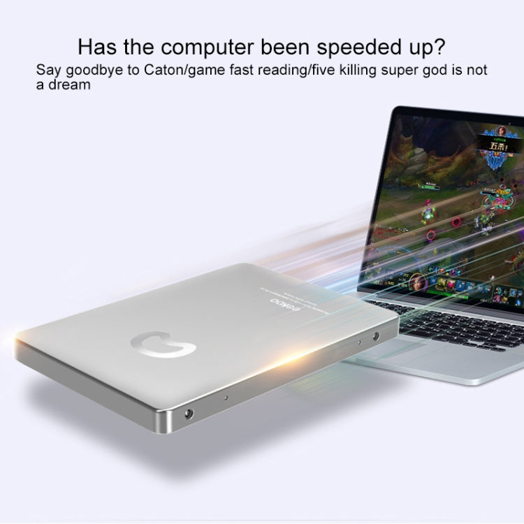 eekoo F-ONE 120GB SSD SATA3.0 6Gb / s 2.5 inch TLC Solid State Hard Drive with 1GB Independent Cache for Desktop PC / Laptop, Read Speed: 500MB / s, Write Speed: 180MB / s(Red)