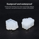 20 PCS Silicone Anti-Dust Plugs for RJ45 Port(Black)