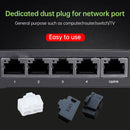 20 PCS Silicone Anti-Dust Plugs for RJ45 Port(Transparent)