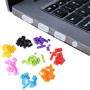 13 in 1 Universal Silicone Anti-Dust Plugs for Laptop(Rose Red)