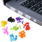13 in 1 Universal Silicone Anti-Dust Plugs for Laptop(Rose Red)