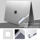 4 in 1 Notebook Shell Protective Film Sticker Set for Microsoft Surface Laptop 3 13.5 inch (Black)