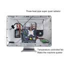 Y105 Desktop Computer PC, 23.8 inch, CoRE-I5_3470, 8GB+128GB, Windows 10, Intel HD Graphic 2500 CoRE-I5_3470 Quad Core 3.2~3.6GHz, WiFi, RJ45(Silver)