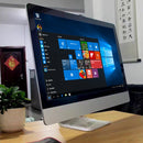 Y105 Desktop Computer PC, 23.8 inch, CoRE-I5_3470, 8GB+128GB, Windows 10, Intel HD Graphic 2500 CoRE-I5_3470 Quad Core 3.2~3.6GHz, WiFi, RJ45(Silver)