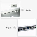 Y105 Desktop Computer PC, 23.8 inch, CoRE-I5_3470, 8GB+128GB, Windows 10, Intel HD Graphic 2500 CoRE-I5_3470 Quad Core 3.2~3.6GHz, WiFi, RJ45(Silver)
