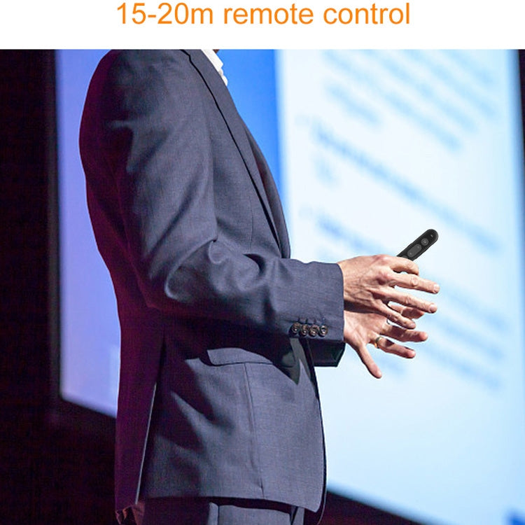 VIBOTON PP936 3R 2.4GHz Wireless Transmission Multimedia Presenter with 650mm Red Light Laser Pointer & USB Receiver for Projector / PC / Laptop