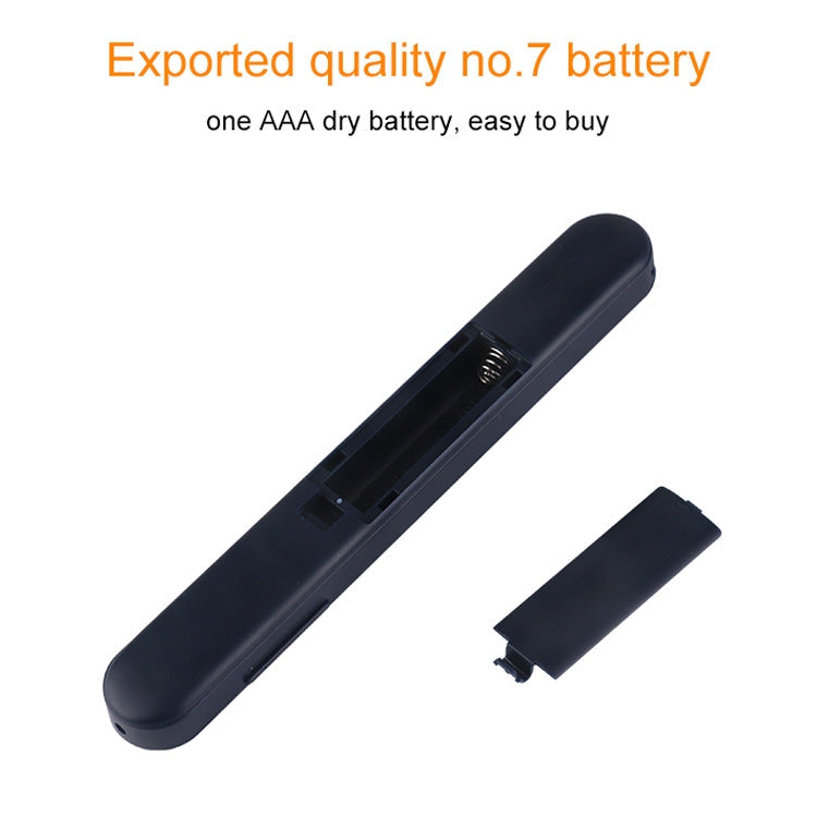 VIBOTON PP936 3R 2.4GHz Wireless Transmission Multimedia Presenter with 650mm Red Light Laser Pointer & USB Receiver for Projector / PC / Laptop