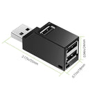 Portable Mini 3 x USB 2.0 Ports HUB with Lanyard